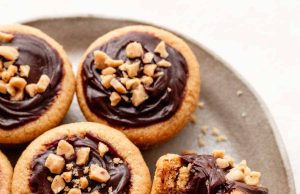 Peanut Butter Fudge Puddles (Cookie Cups)