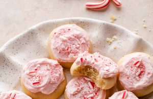 Peppermint Meltaway Cookies