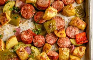 Sosis Panggang dan Kentang – Habiskan Dengan Uang