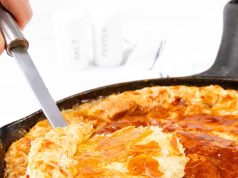 Cheesy Chicken Pot Pie with Puff Pastry