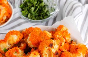 Oven Baked Buffalo Cauliflower Bites- Habiskan dengan uang