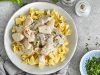 Chicken Stroganoff – Habiskan dengan uang