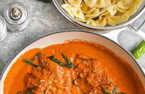 Skillet ayam krim tomat – habiskan dengan uang receh