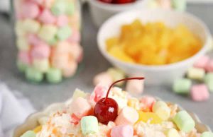 Salad Ambrosia Mudah – Habiskan dengan uang