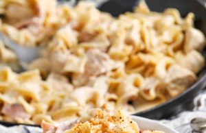 Chicken Cordon Bleu Pasta – Habiskan dengan uang