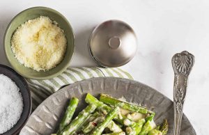 Asparagus krim – habiskan dengan uang receh