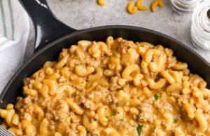 Homemade One Pot Cheeseburger Macaroni (Komporat)