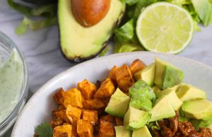 Mangkuk Taco Ubi Jalar – Habiskan dengan uang