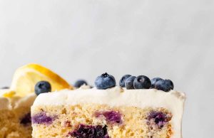 Lemon Blueberry Layer Cake
