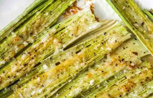 Daun bawang panggang – habiskan dengan uang