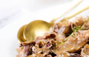 Slow Cooked Overnight Leg of Lamb