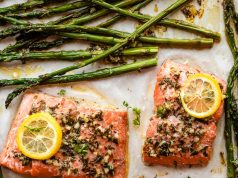 Baked Lemon Garlic Salmon