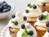 Blueberry Cream Cupcakes