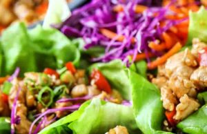 Bungkus selada ayam – habiskan dengan uang