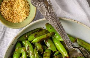 Wijen jahe snap peas – habiskan dengan uang