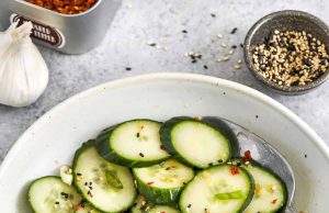 Salad Mentimun Asia – Habiskan dengan uang