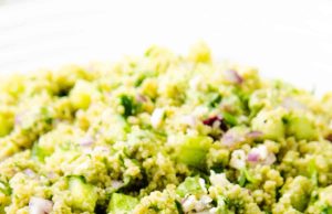 Couscous Salad with Lemon Lime and Cilantro Dressing