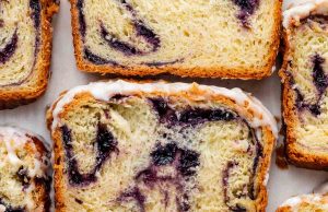 Lemon Blueberry Babka
