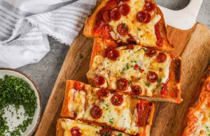 Pizza Roti Prancis – Habiskan dengan uang