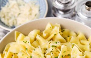 Mie mentega – habiskan dengan uang receh