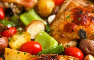 Chicken Pan Lembar Yunani – Habiskan dengan uang