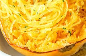Squash Spaghetti Panggang – Habiskan Dengan Uang