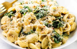 Pasta Sosis Krim (Satu Panci)