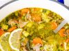 One Pot Leftover Turkey Soup