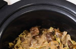 Stroganoff Daging Sapi Crock Pot