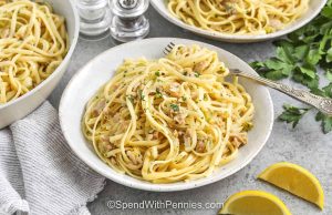 Linguine dengan Saus Kerang