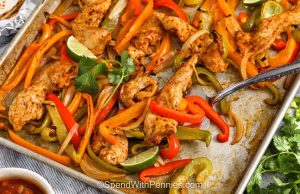 Fajitas Ayam Lembar Pan